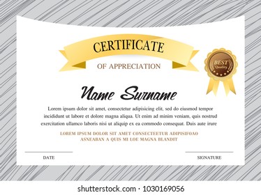 certificate template, warranty