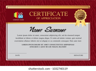 certificate template, warranty