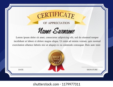 certificate template, warranty