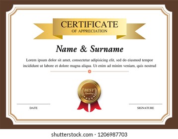 certificate template, warranty