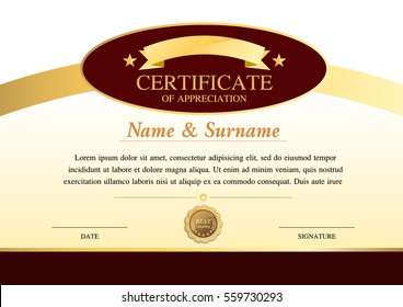 certificate template, warranty
