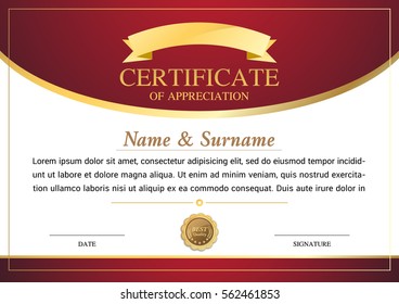 certificate template, warranty