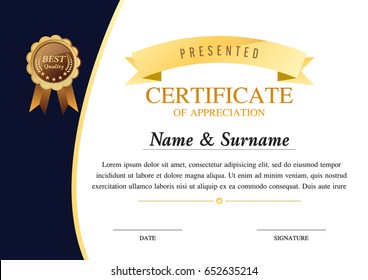 certificate template, warranty