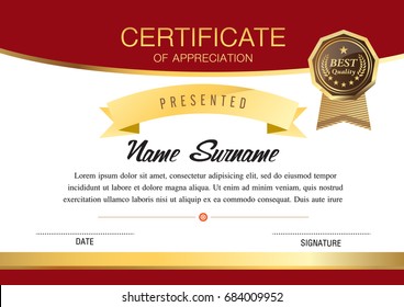 certificate template, warranty