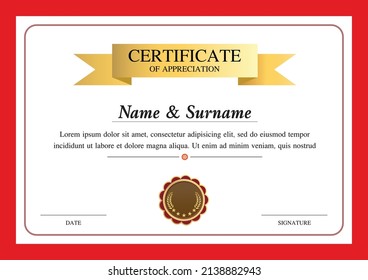 certificate template, warranty, vector design.