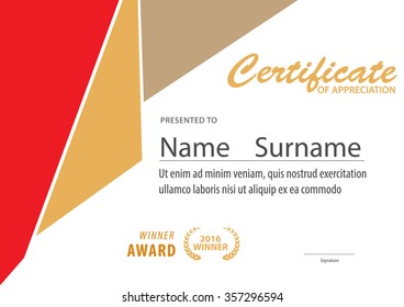 certificate template,diploma layout,A4 size ,vector