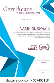 certificate template,diploma layout,A4 size ,vector