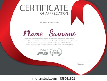 certificate template,diploma layout,A4 size ,vector