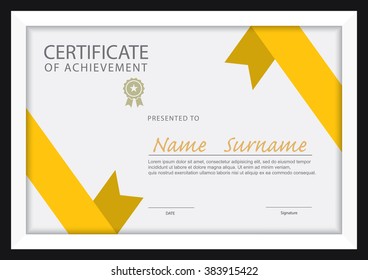 certificate template,diploma layout,A4 size ,vector