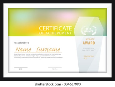 certificate template,diploma layout,A4 size ,vector