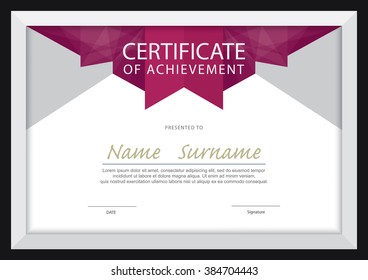 certificate template,diploma layout,A4 size ,vector