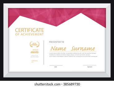 certificate template,diploma layout,A4 size ,vector