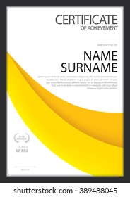 certificate template,diploma layout,A4 size ,vector