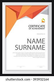 certificate template,diploma layout,A4 size ,vector