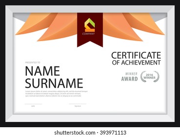certificate template,diploma layout,A4 size ,vector
