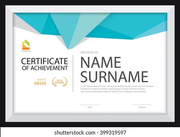 certificate template,diploma layout,A4 size ,vector