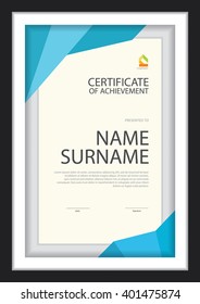 certificate template,diploma layout,A4 size ,vector