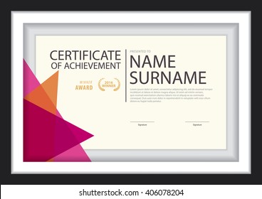 certificate template,diploma layout,A4 size ,vector