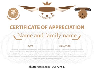 Certificate Templates design certificate for vector
