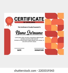 certificate temple design that can be used for company certificates or awards