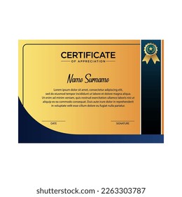 Certificate vector design templates isolated on white background
