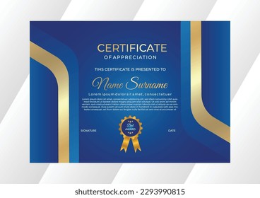 Certificate Vector Eps Design Award