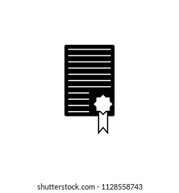 certificate vector icon