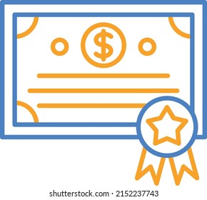 Certificate vector icon. Can be used for printing, mobile and web applications.