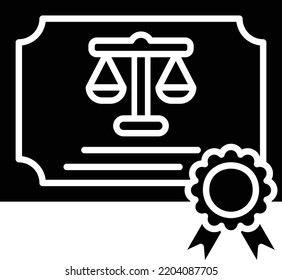 Certificate vector icon. Can be used for printing, mobile and web applications.