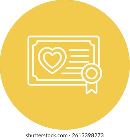 Certificate vector icon. Can be used for printing, mobile and web applications.