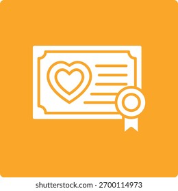 Icono de Vector de certificado. Se puede utilizar para aplicaciones de impresión, móviles y de Web.