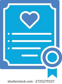 Icono de Vector de certificado. Se puede utilizar para aplicaciones de impresión, móviles y de Web.