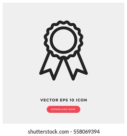 Certificate Vector Icon, Certification And License Symbol. Modern, Simple Flat Vector Illustration For Web Site Or Mobile App