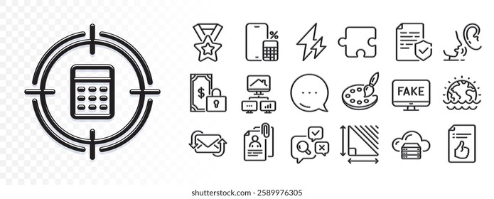 Certificate, Winner ribbon and Disaster line icons for web app. Glare of light effect. Message icon. Pack of Triangle area, Electricity, Refresh mail pictogram icons. Vector