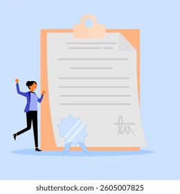 Certificates of attending courses, license stamps and guarantees of educational certification, awards for outstanding work, diploma documents. EPS 4