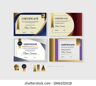 
certificates, diplomas, four options plus ornaments.
