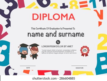 Certificates kindergarten and elementary and secondary education.