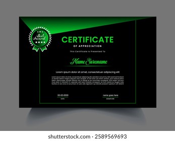 Certificates luxury unique design template