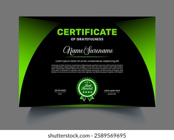 Certificates luxury unique design template