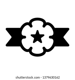 certification clover icon. vector award badge. certificate icon. stamp symbol. guarantee sign.