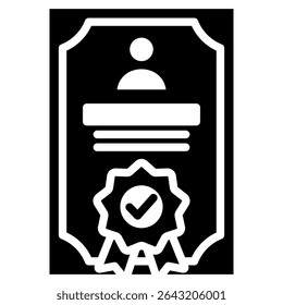 Elemento De Ícone De Certificação Para Design