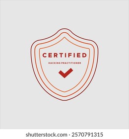 Certified Badge Design for Hacking Practitioners. Professional Computer Security Certifications Based on Criteria.