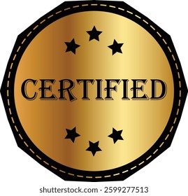 Certified button for certificates or products