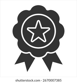 Ilustración certificada del icono del Vector del icono del glifo