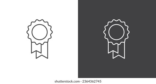 Certified icon of badge. Simple vector illustration. Premium quality. Business icon. Vector background. Logo, label. Simple, flat design.awards symbols of success, championship and triumph icons. 