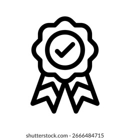 Illustration zum Entwurf eines zertifizierten Vektorsymbols