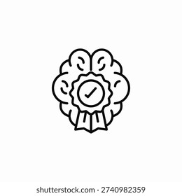 certified knowledge icon sign vector