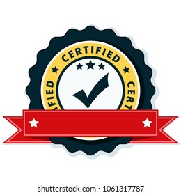 Certified label illustration