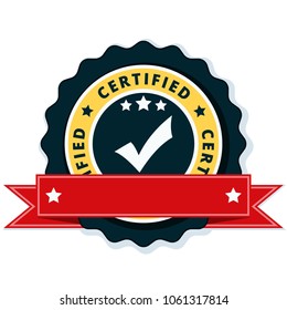 Certified label illustration