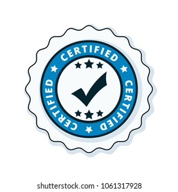Certified label illustration